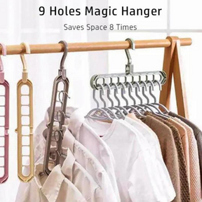 9 Hole Hanger with 360-Degree Rotation