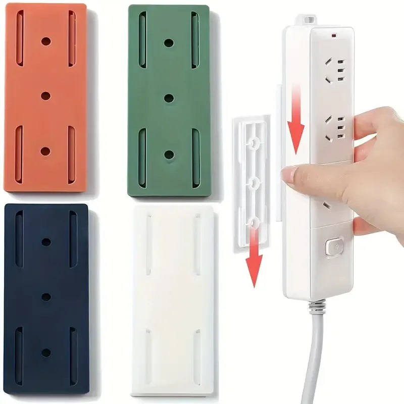 Punch-Free Wall Socket Holder - No Drilling, Easy Installation